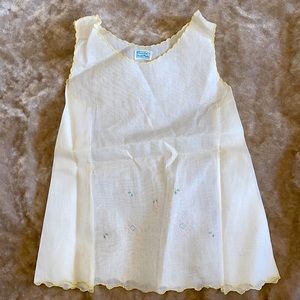Vintage Infant Dress •made in the Philippines•